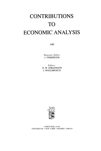 Agriculture, Growth and Redistribution of Income: Policy Analysis with a General Equilibrium Model of India