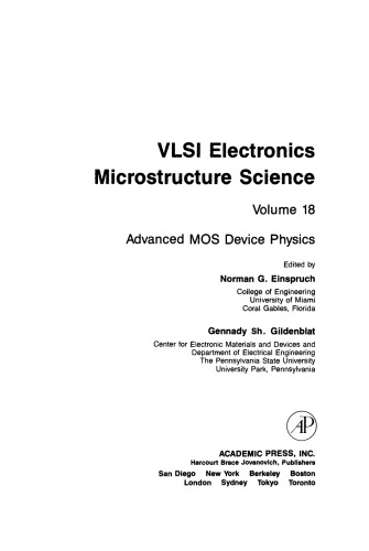 Advanced MOS Device Physics