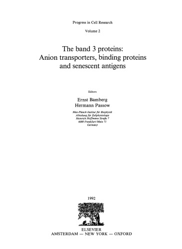 The band 3 proteins: Anion transporters, binding proteins and senescent antigens