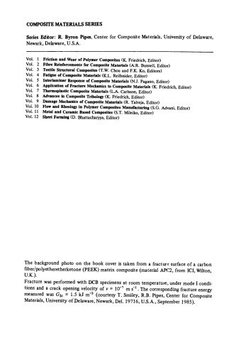 Friction and Wear of Polymer Composites