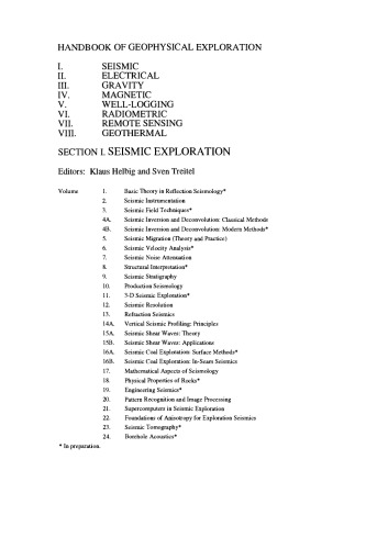 Foundations of Anisotropy for Exploration Seismics