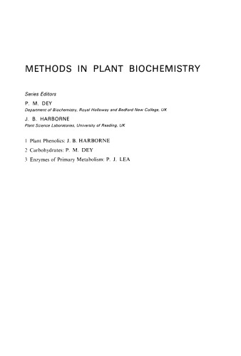 Plant Phenolics