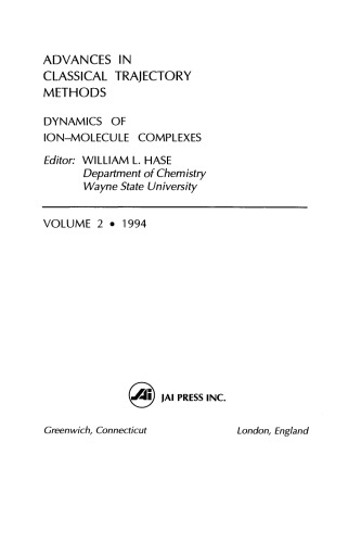Dynamics of Ion-Molecule Complexes