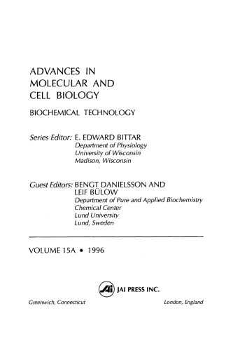 Biochemical Technology