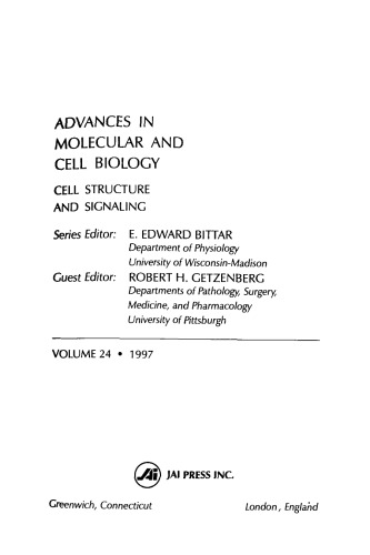Cell Structure and Signaling