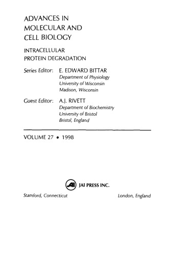 Intracellular Protein Decradation