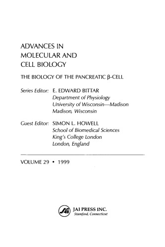 The Biology of the Pancreatic β-Cell