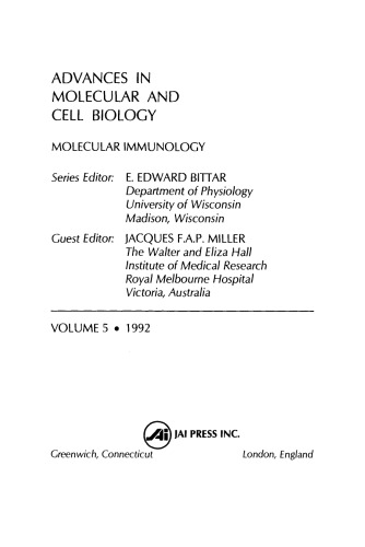 Molecular Immunology