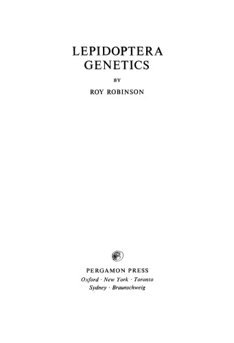 Lepidoptera Genetics