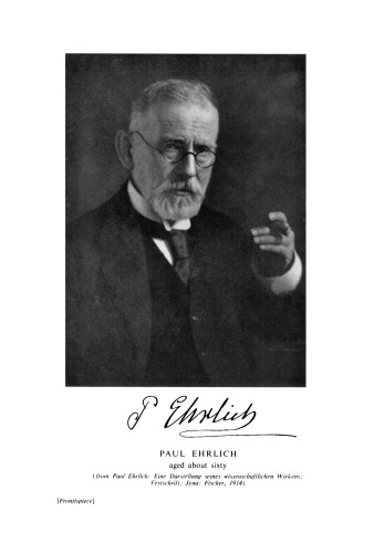 The Collected Papers of Paul Ehrlich. Chemotherapy