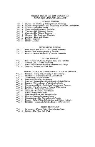 Animal Hormones. A Comparative Survey