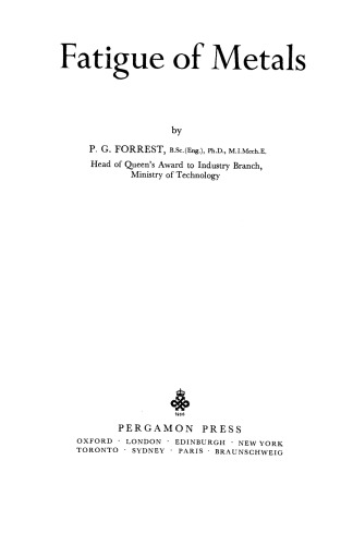 Fatigue of Metals