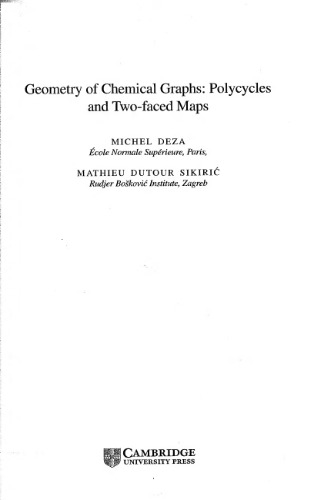 Geometry of chemical graphs: polycycles and two-faced maps
