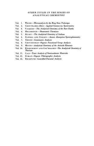 Analysis of Petroleum for Trace Elements