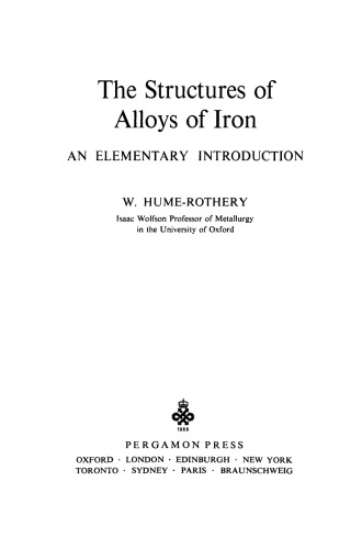 The Structures of Alloys of Iron. An Elementary Introduction