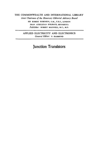 Junction Transistors