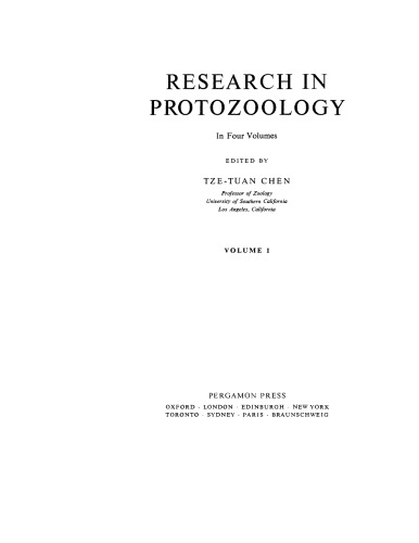 Research in Protozoology