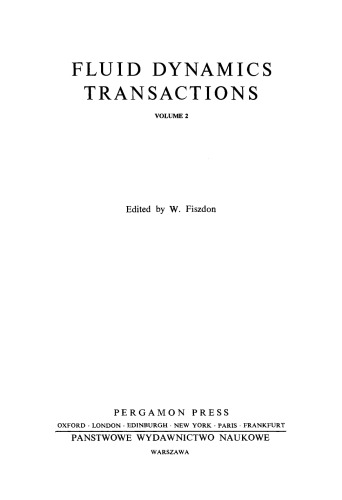 Fluid Dynamics Transactions