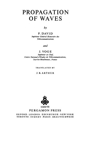 Propagation of Waves
