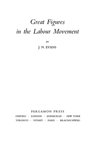 Great Figures in the Labour Movement