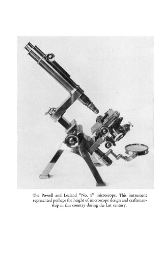 The Microscope Past and Present