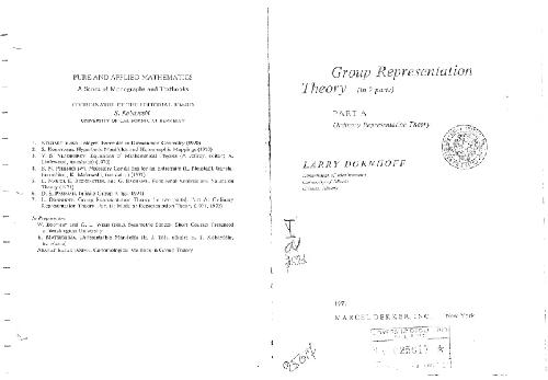 Ordinary representation theory