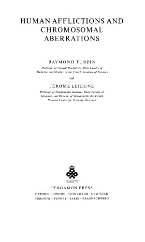 Human Afflictions and Chromosomal Aberrations