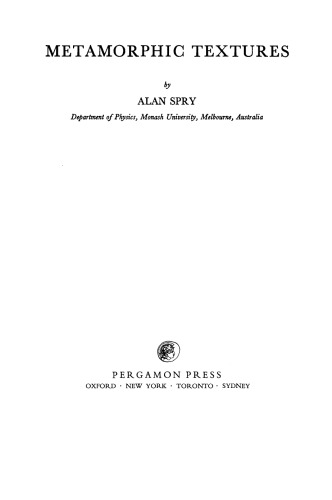 Metamorphic Textures