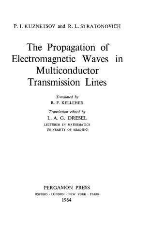 The Propagation of Electromagnetic Waves in Multiconductor Transmission Lines