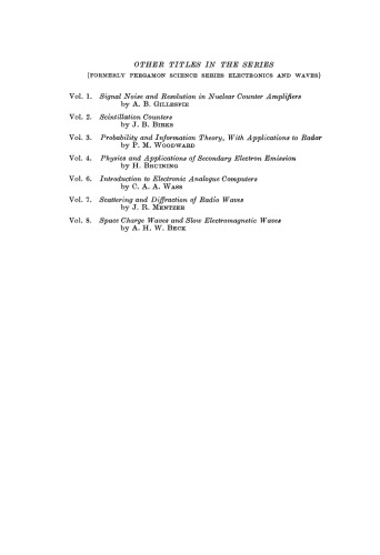 Millimicrosecond Pulse Techniques