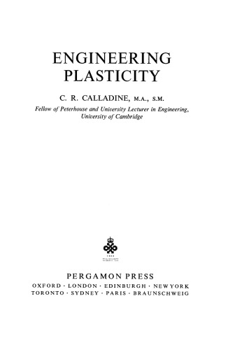 Engineering Plasticity