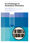Ion Exchange in Analytical Chemistry
