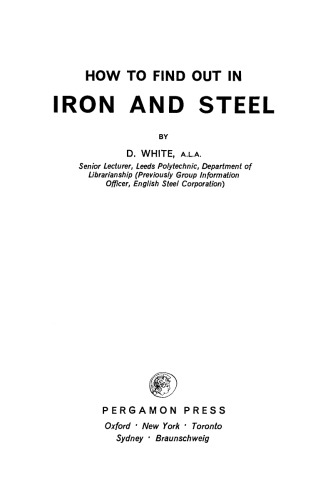 How to Find Out in Iron and Steel