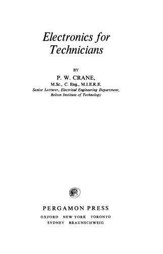 Electronics for Technicians