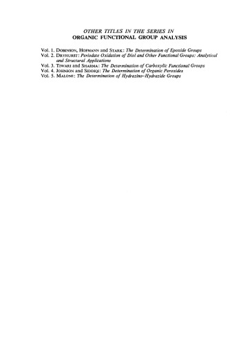 Analytical Methods for Organic Cyano Groups