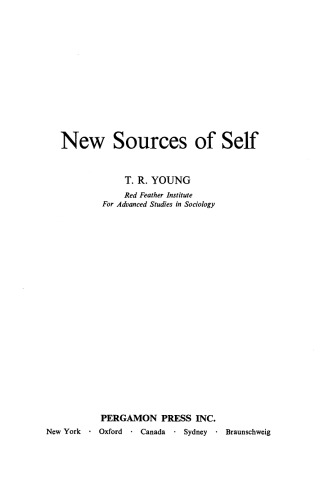 New Sources of Self