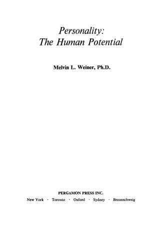 Personality: the Human Potential