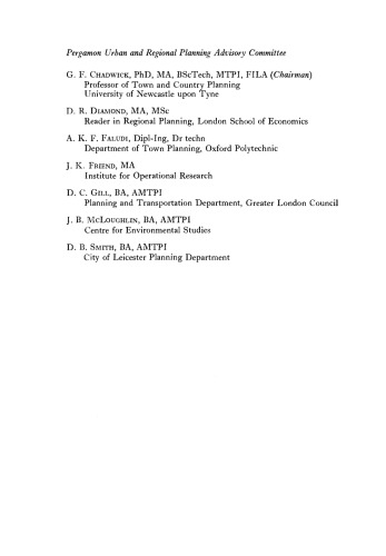 Models in Planning. An Introduction to the Use of Quantitative Models in Planning
