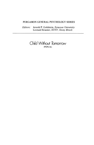 Child Without Tomorrow
