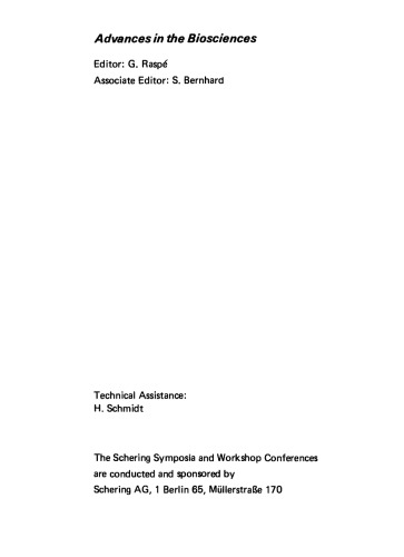 Schering Symposium on Intrinsic and Extrinsic Factors in Early Mammalian Development, Venice, April 20 to 23, 1970