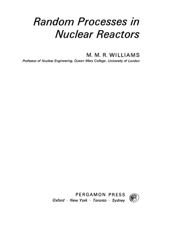 Random Processes in Nuclear Reactors