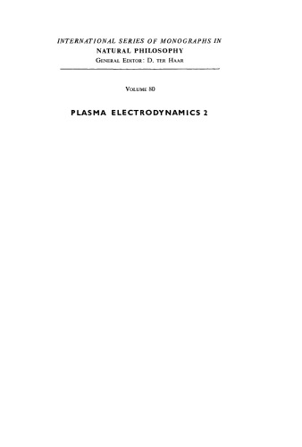 Non-Linear Theory and Fluctuations. Plasma Electrodynamics