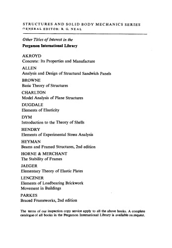 Finite Strip Method in Structural Analysis