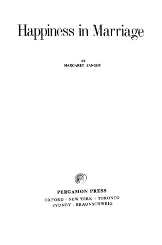 Happiness in Marriage