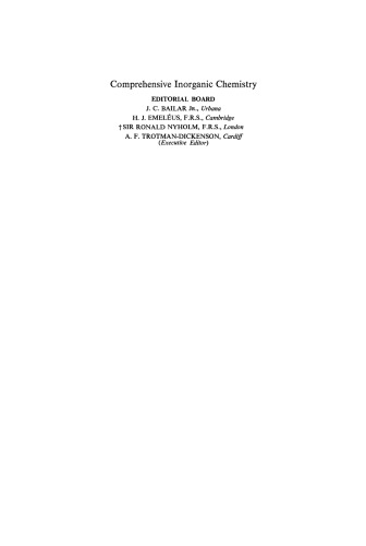 The Chemistry of Arsenic, Antimony and Bismuth. Pergamon Texts in Inorganic Chemistry