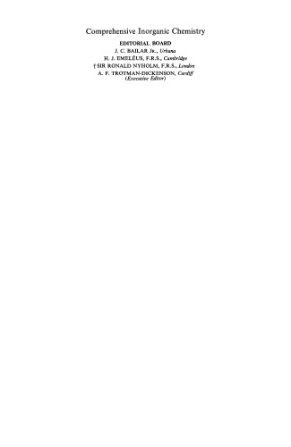 The Chemistry of Chlorine, Bromine, Iodine and Astatine. Pergamon Texts in Inorganic Chemistry, Volume 7