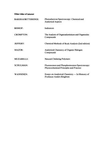 Chemical Analysis of Additives in Plastics