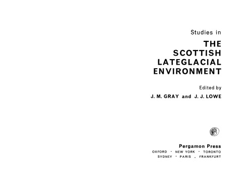 Studies in the Scottish Lateglacial Environment