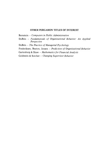 Casebook of Organizational Behavior