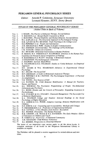 The Human Subject in the Psychological Laboratory